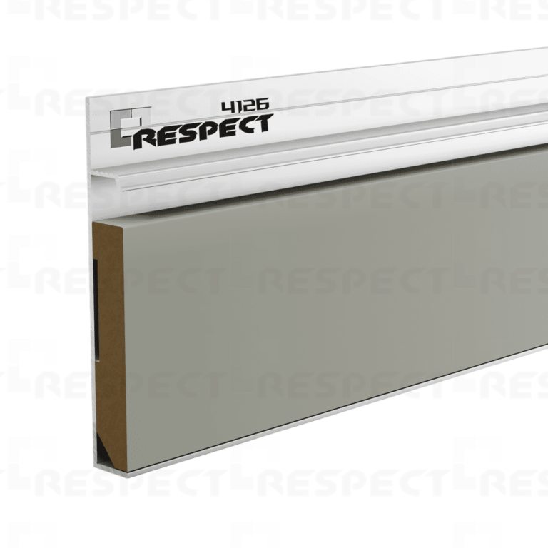 Скрытый плинтус с полкой Respect 4126 анод-